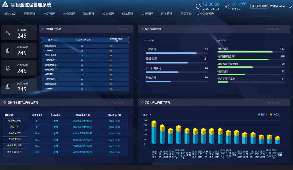 工程項目合同管理系統的核心功能:構建項目成功的“智慧法務中心” 工程項目合同管理系統的核心功能:構建項目成功的“智慧法務中心”